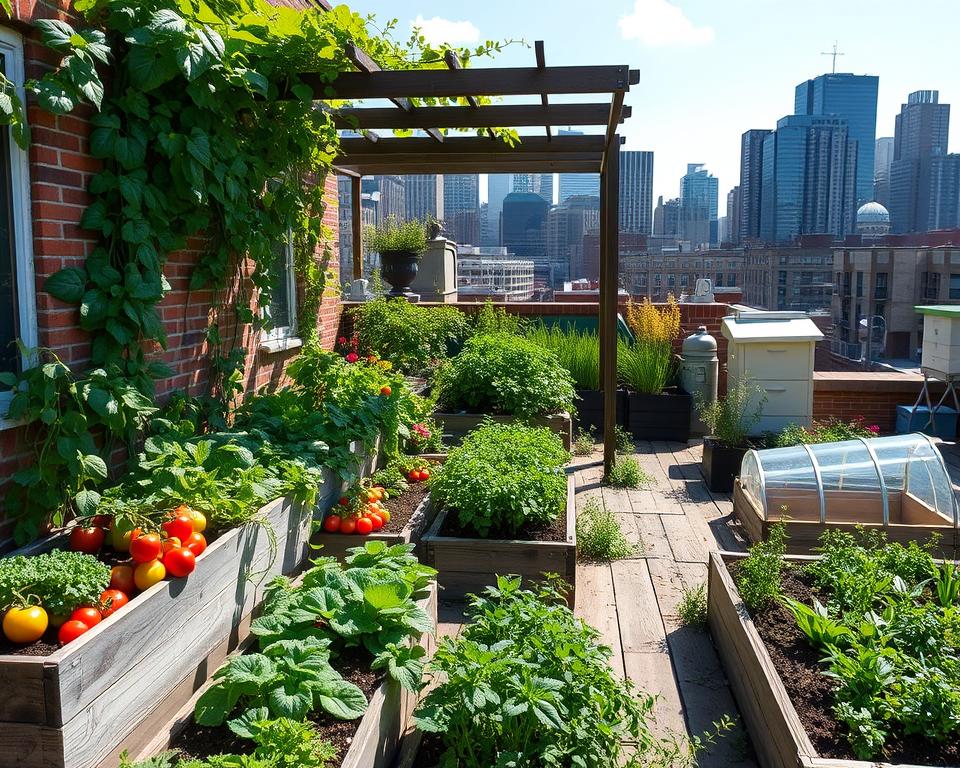 Boston urban gardening
