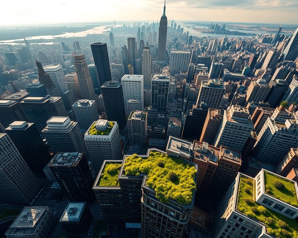 Green rooftops New York