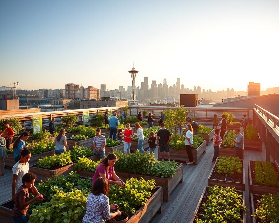 Seattle eco-roofing trends community engagement