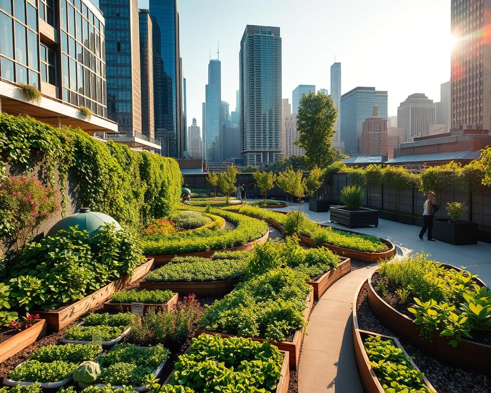 Urban gardens Chicago