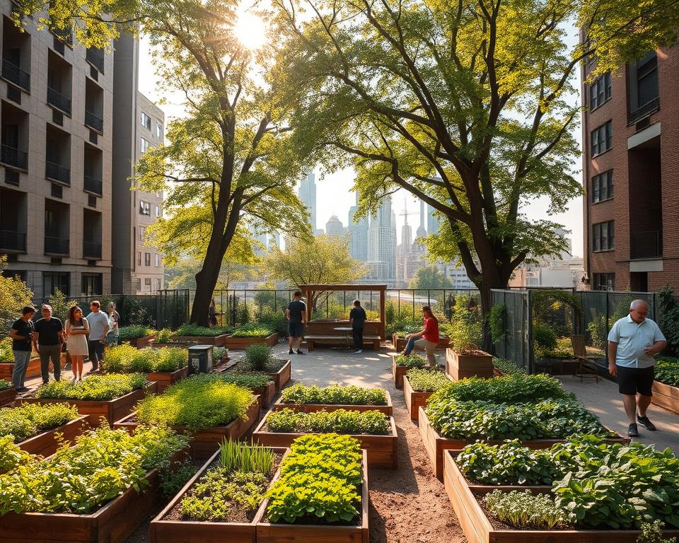 community gardens in the city