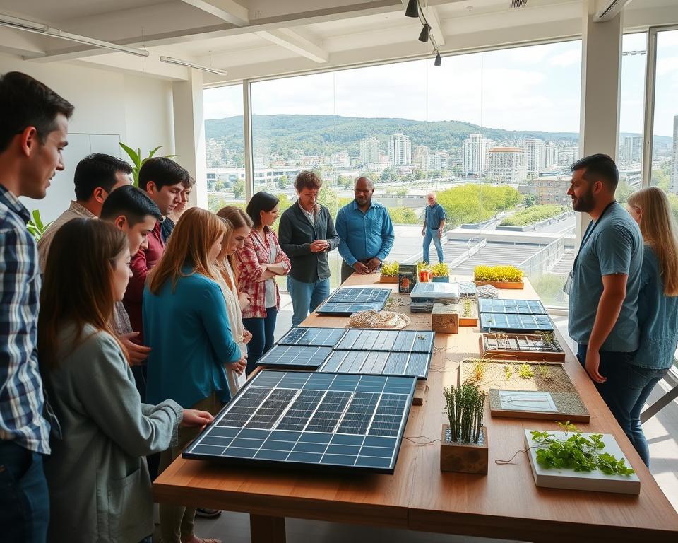 community workshop on environmentally conscious roofing