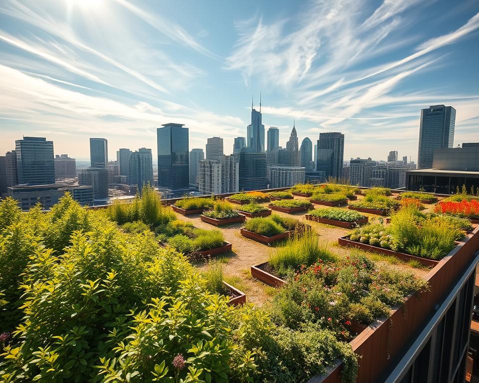 green roof installation