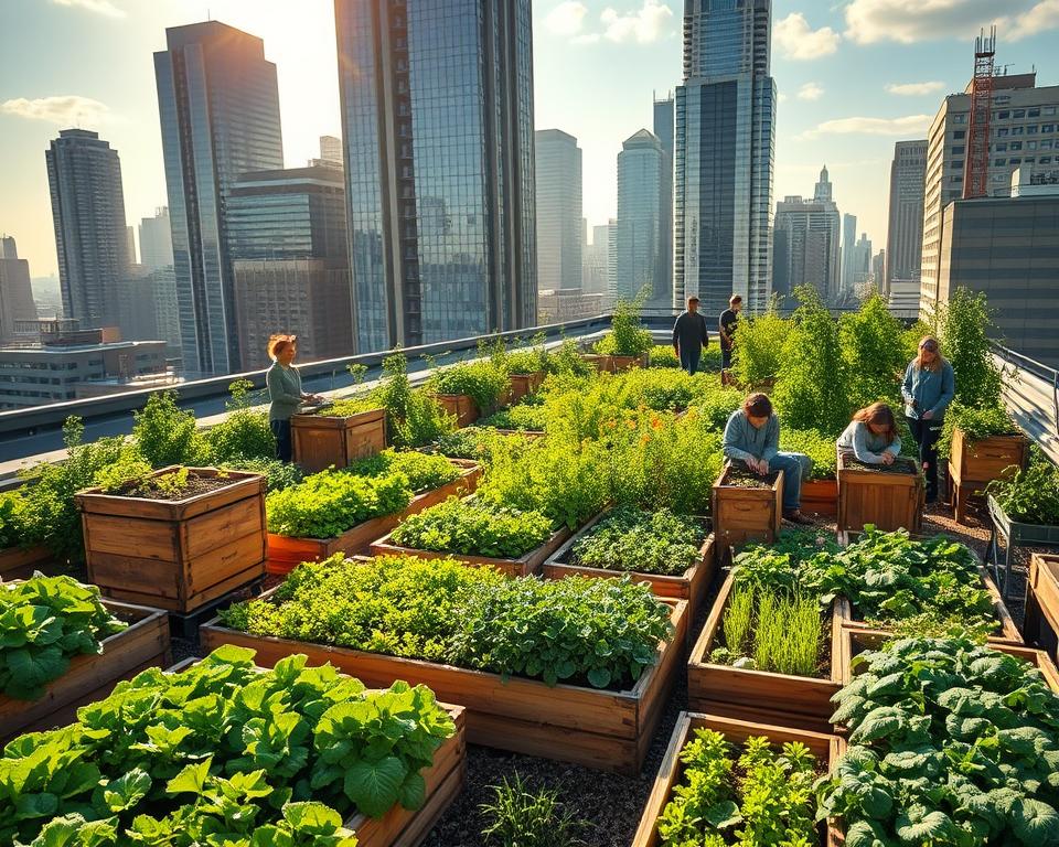 urban rooftop agriculture benefits